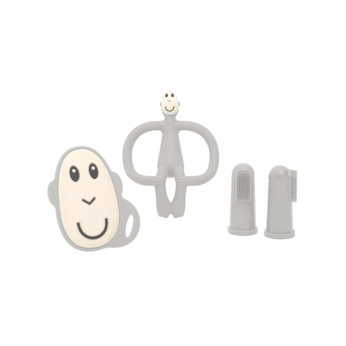 Teething Starter Set - Cool Gray