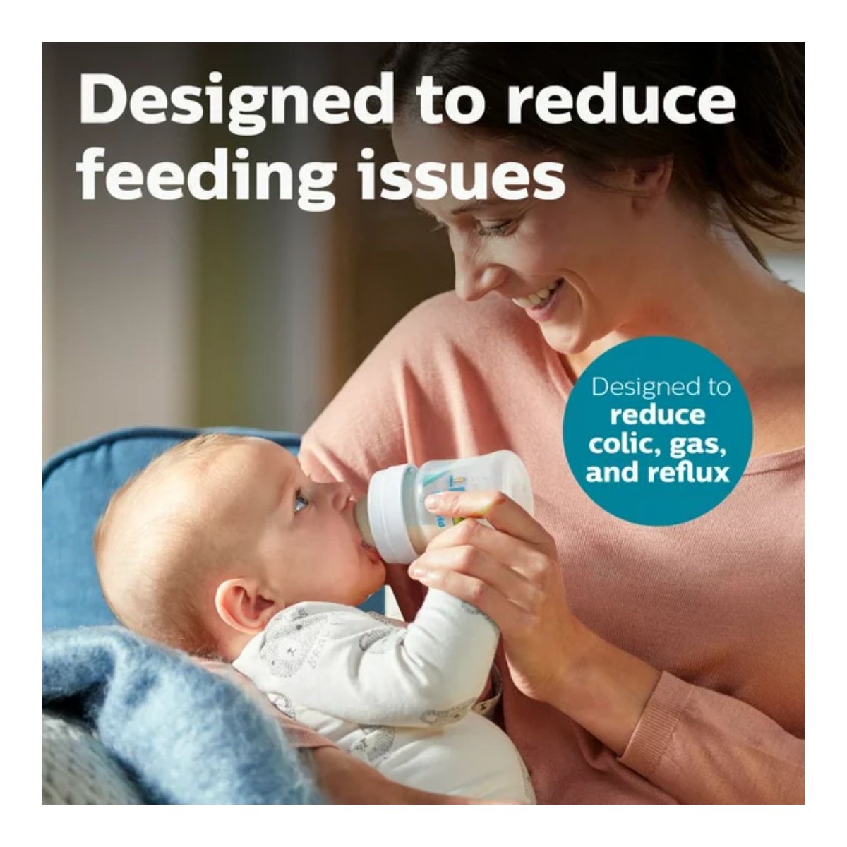 Anti-Colic Baby Bottle with AirFree Vent All-in-One New Born Gift Set