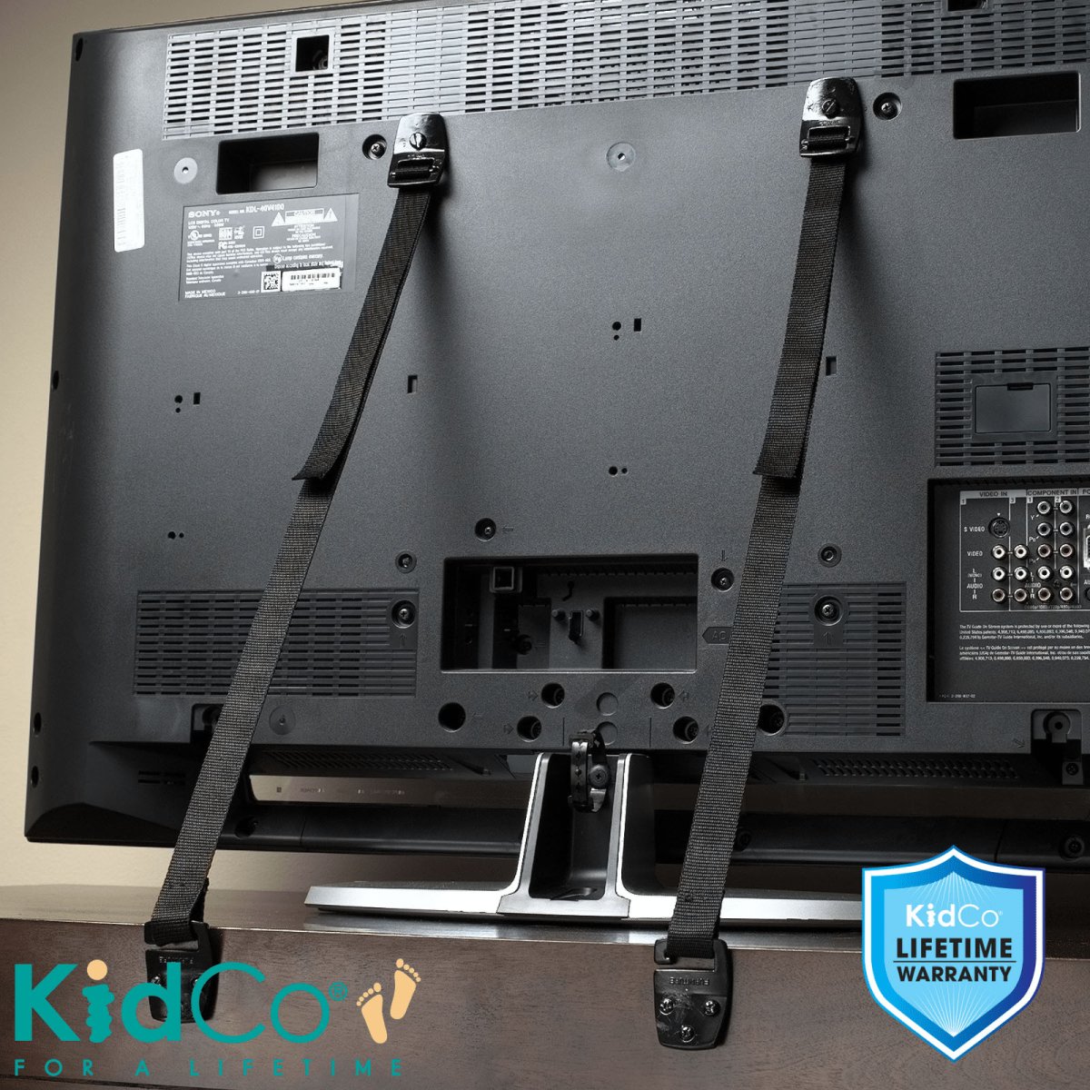 Anti Tip TV Strap 2 Pack