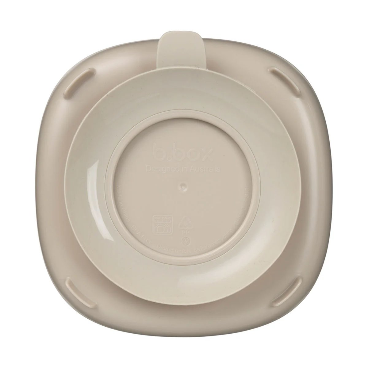 2 in 1 Suction Plate - Latte