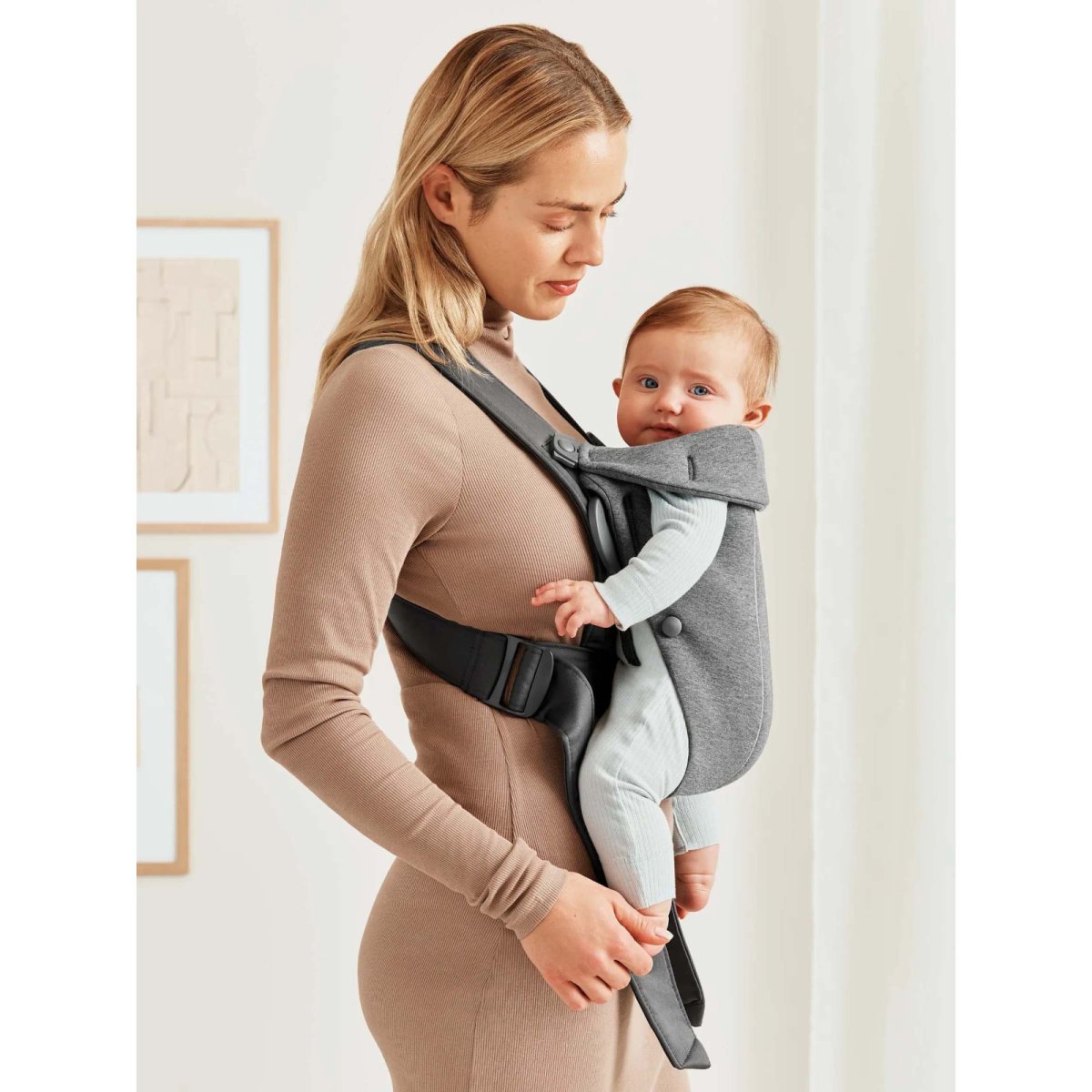 Baby Carrier Mini - 3D Jersey, Dark Grey