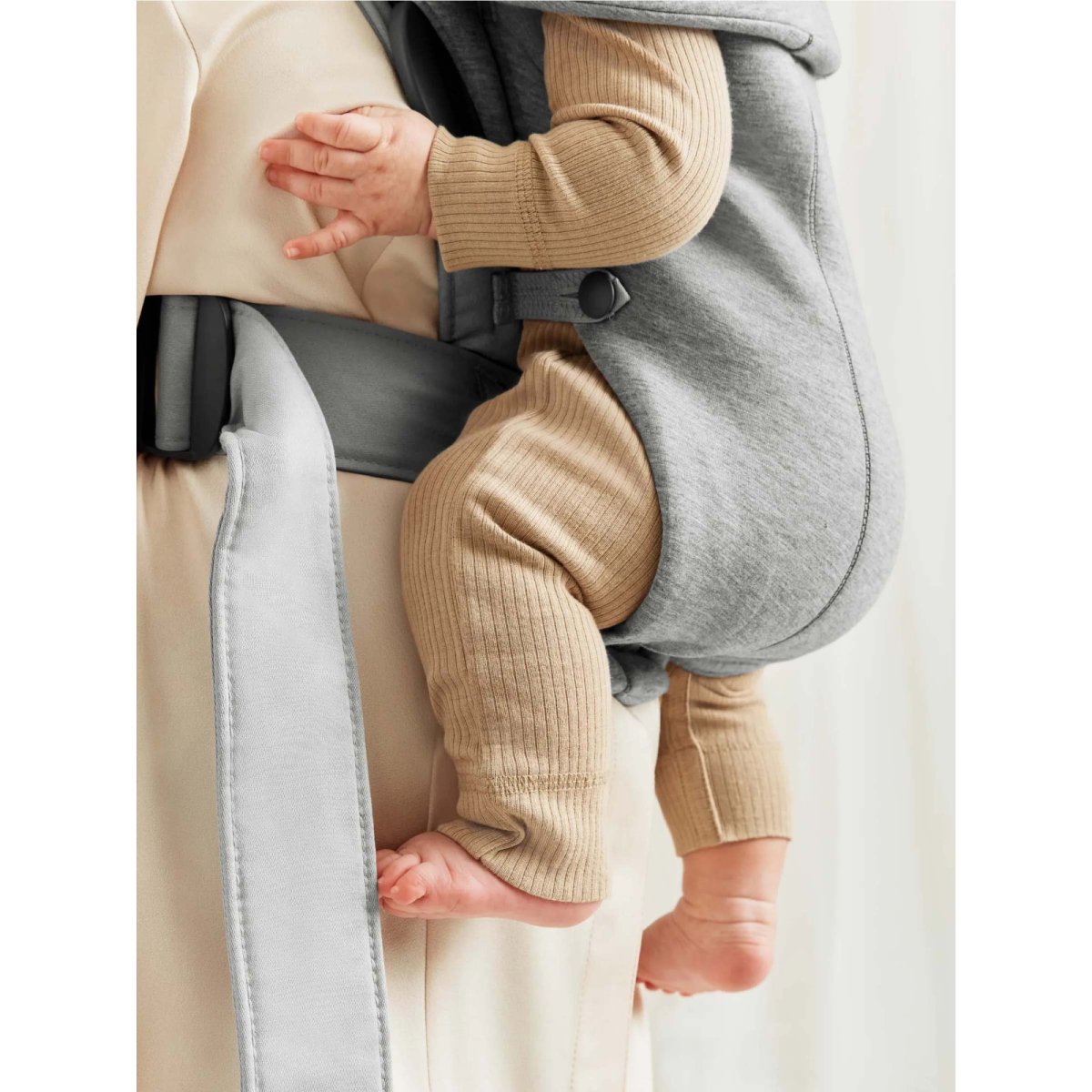 Baby Carrier Mini - 3D Jersey, Light Grey