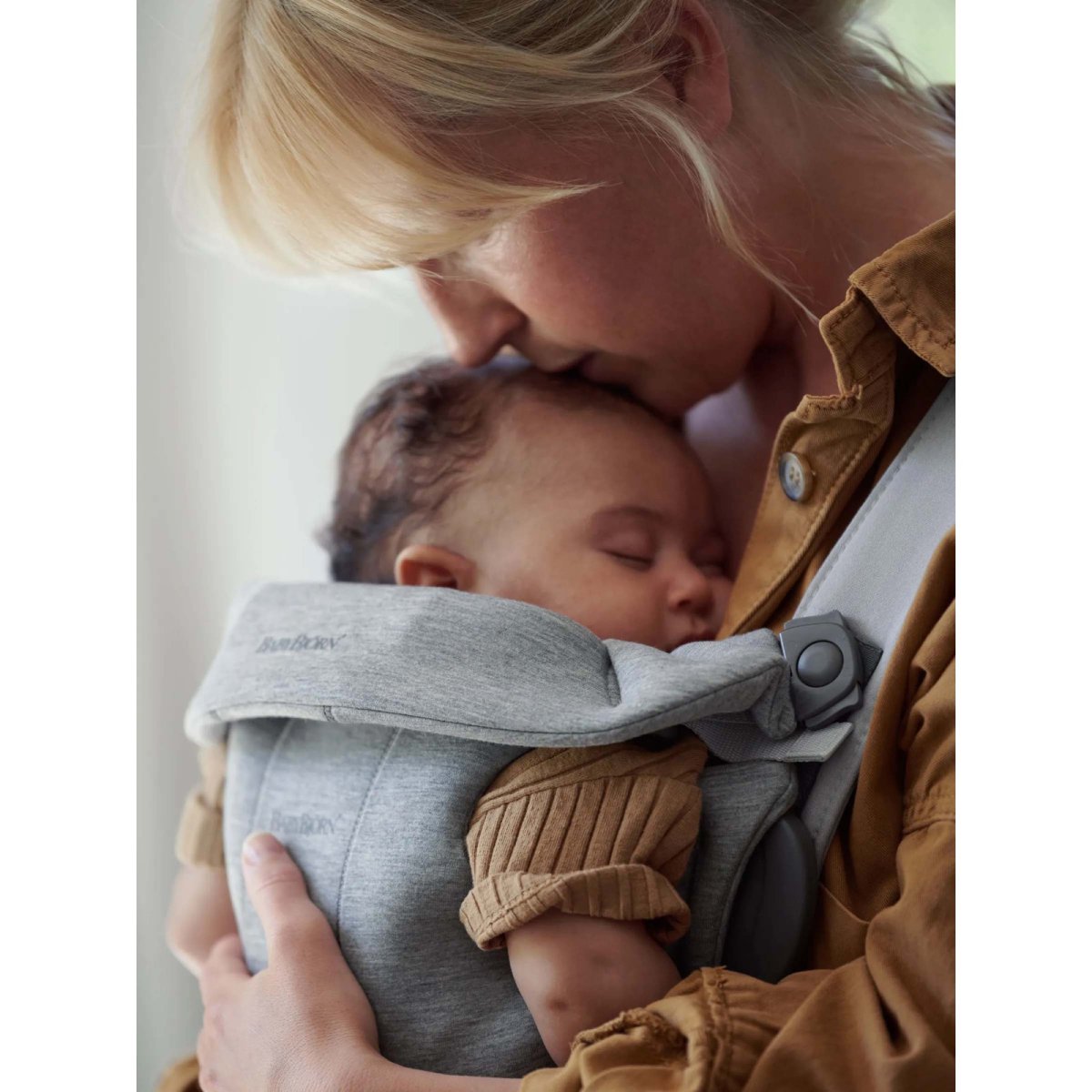 Baby Carrier Mini - 3D Jersey, Light Grey