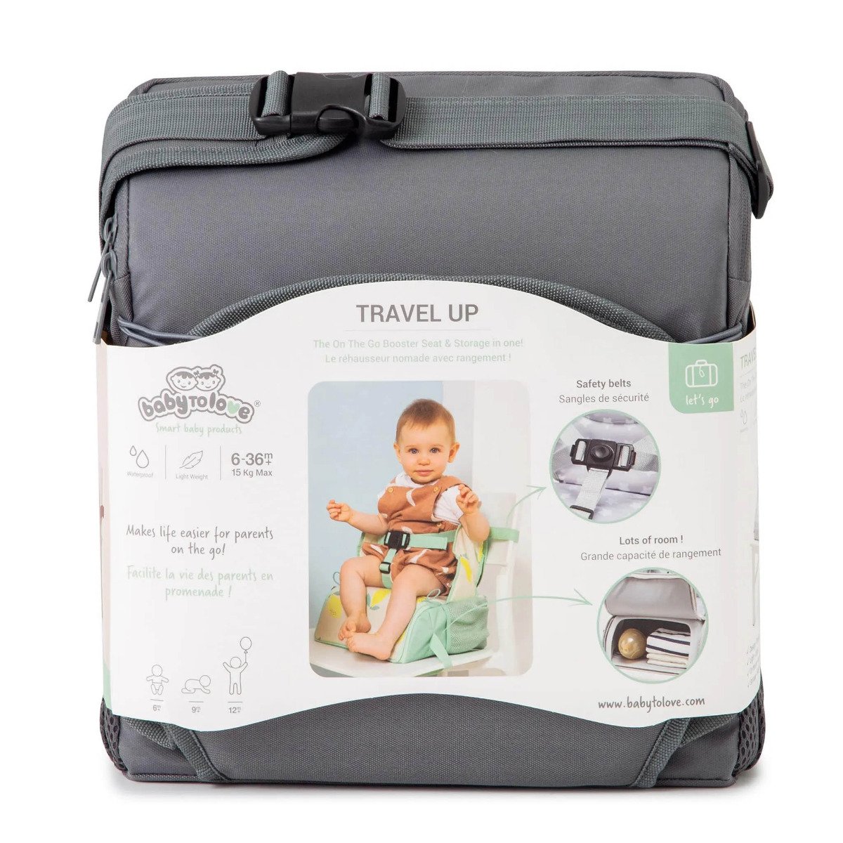 Travel Up Booster Seat - Anthracite