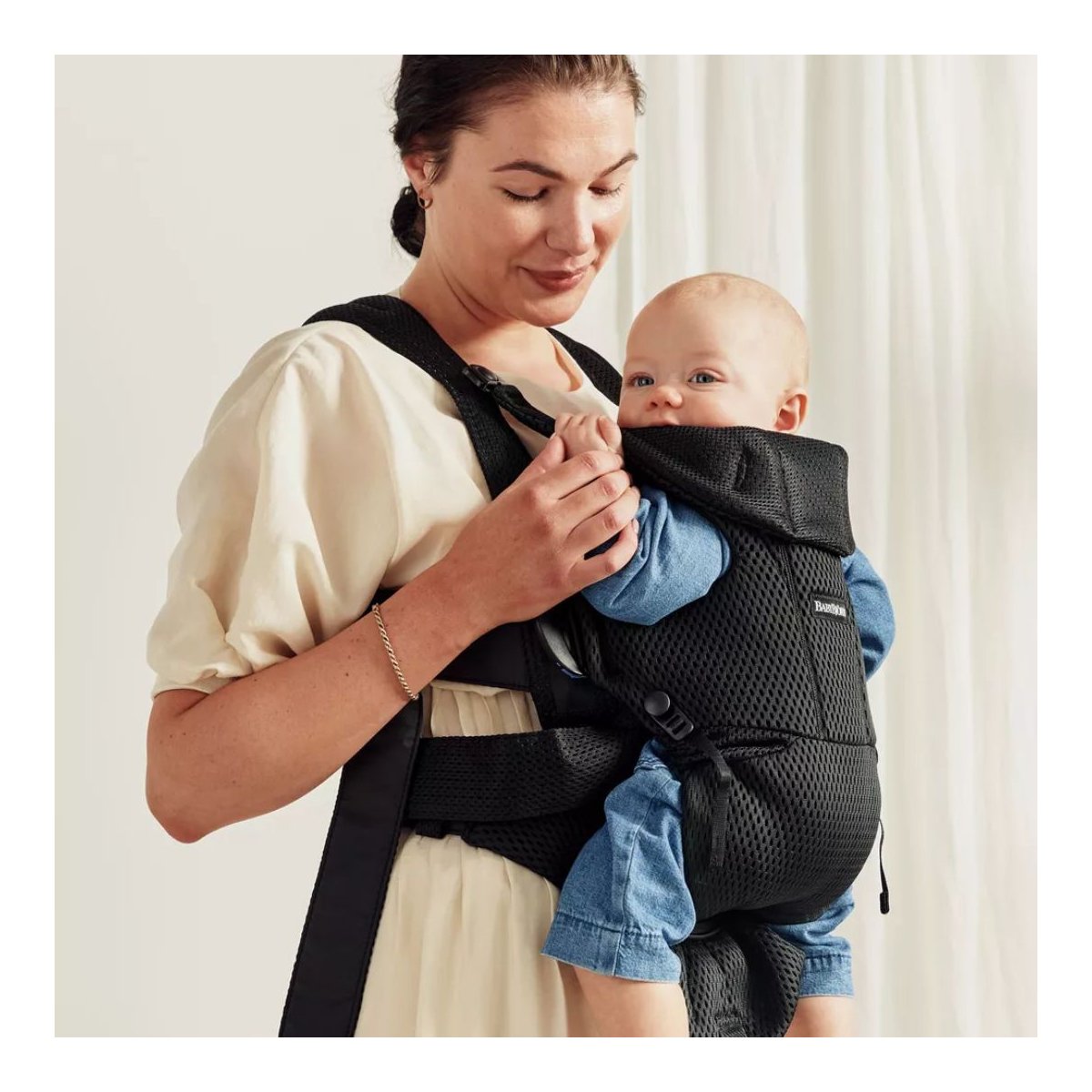 Baby Carrier Free 3D Mesh - Black