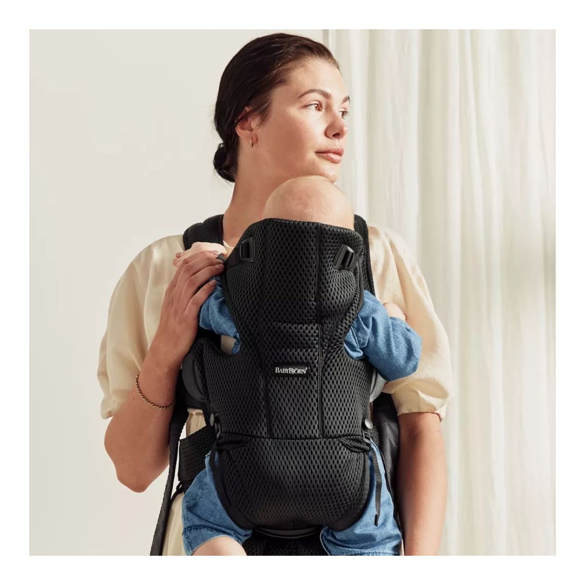 Baby Carrier Free 3D Mesh - Black