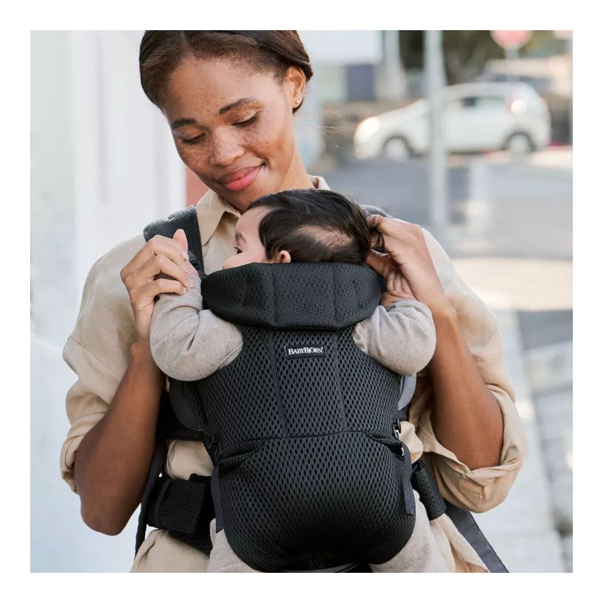 Baby Carrier Free 3D Mesh - Black
