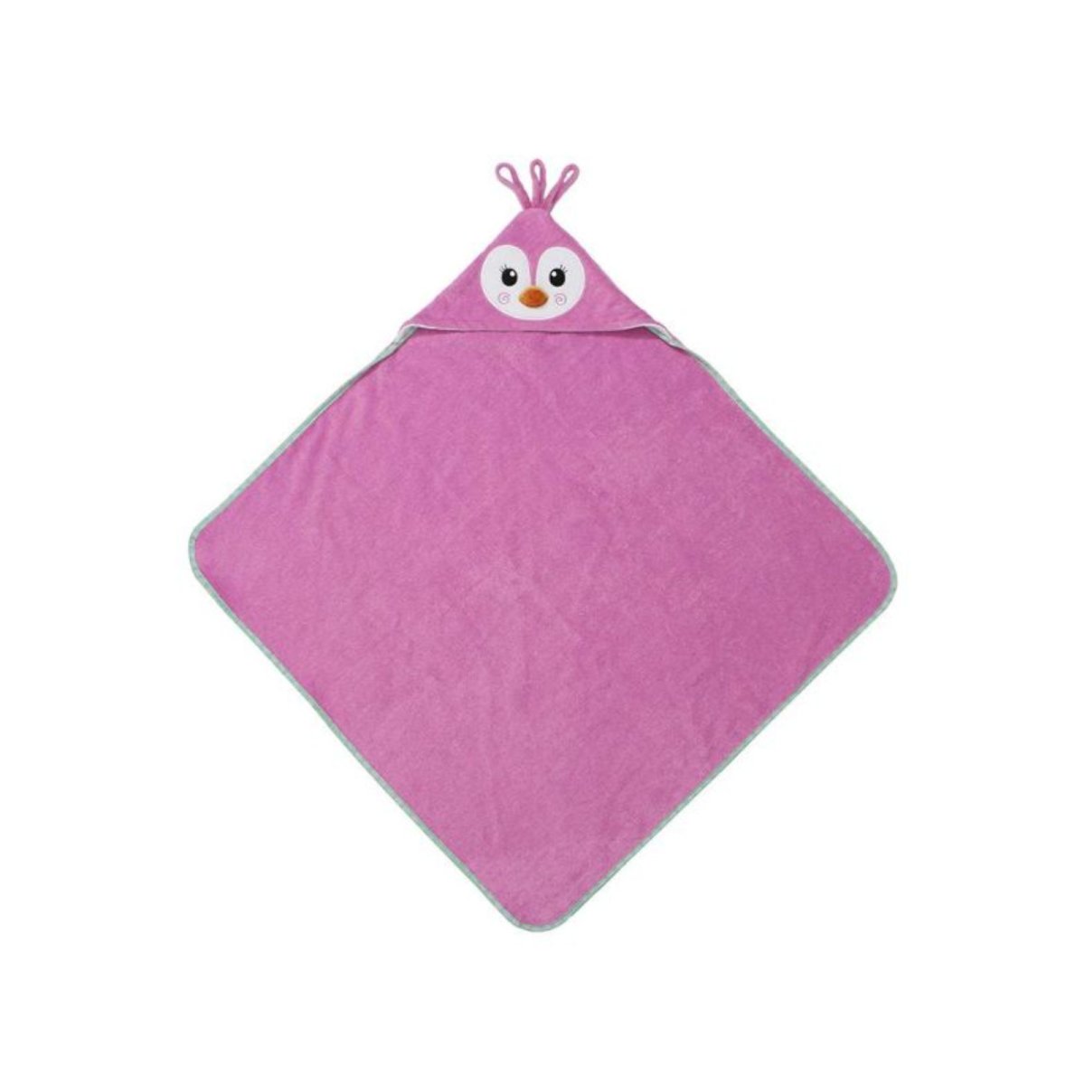 Baby Snow Terry Hooded Bath Towel - Penny Penguin