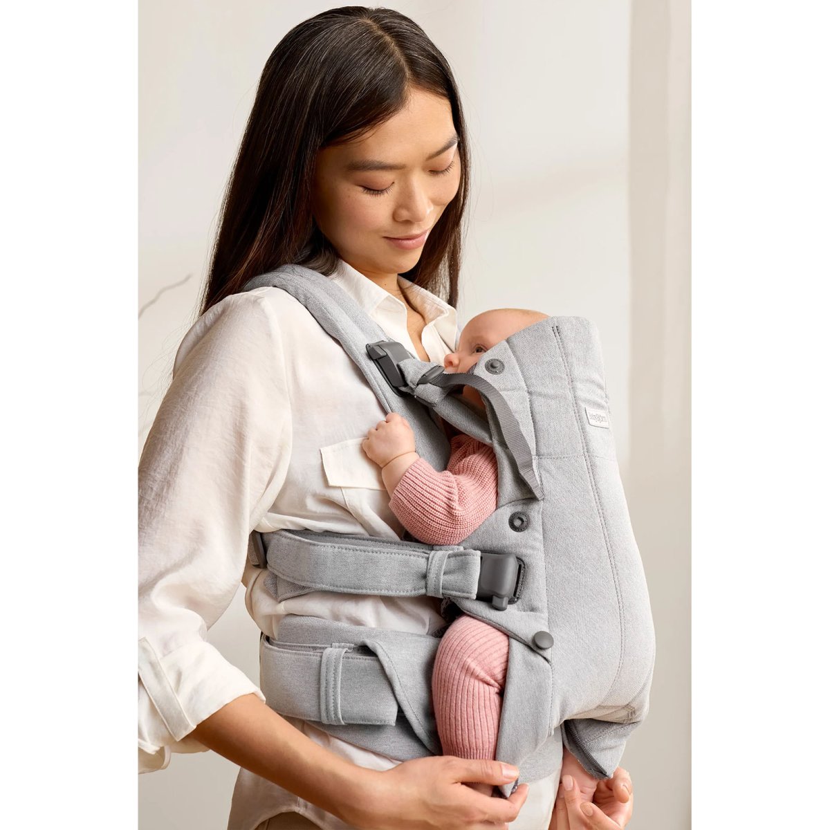 Baby Carrier Harmony Woven Melange Light Gray