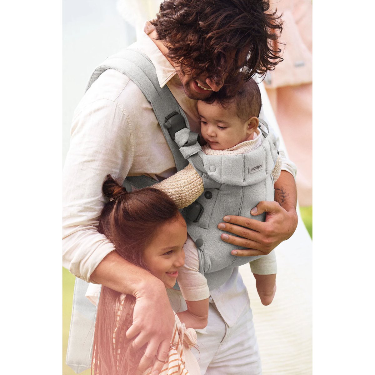 Baby Carrier Harmony Woven Melange Light Gray