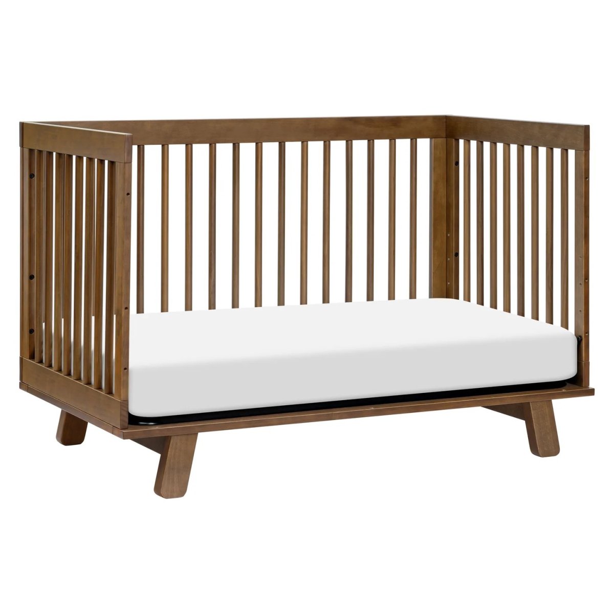 Scoot 3 In 1 Convertible Crib - Natural Walnut