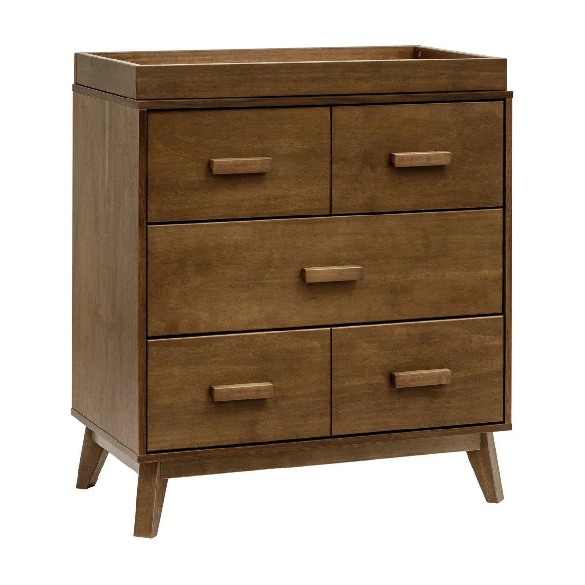Scoot 3 Drawer Changer Dresser - Natural Walnut