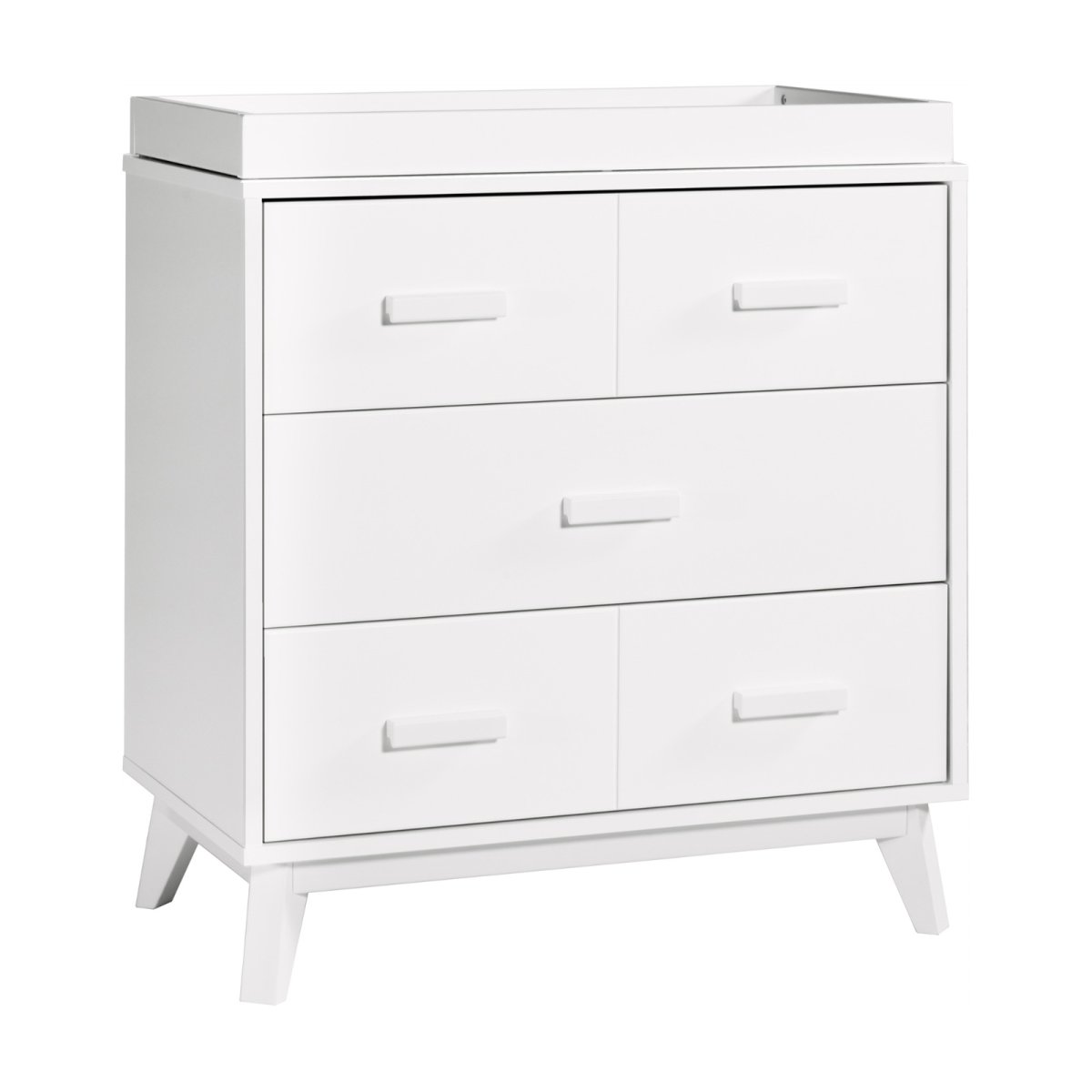 Scoot 3 Drawer Changer Dresser - White
