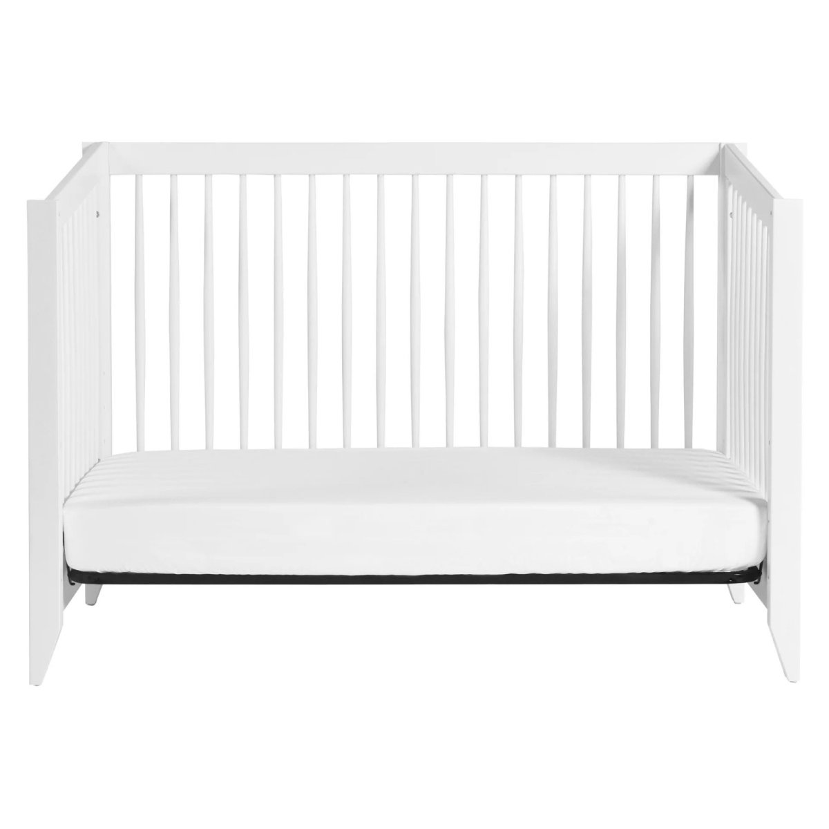 Sprout 4 in 1 Crib with Toddler Rail - White