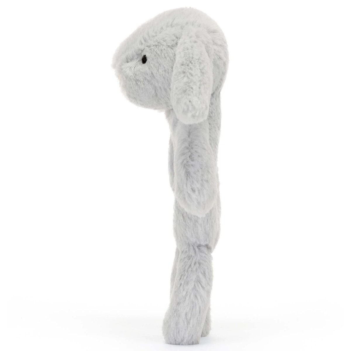 Bashful Grey Bunny Ring Rattle (RECYCLED FIBERS)