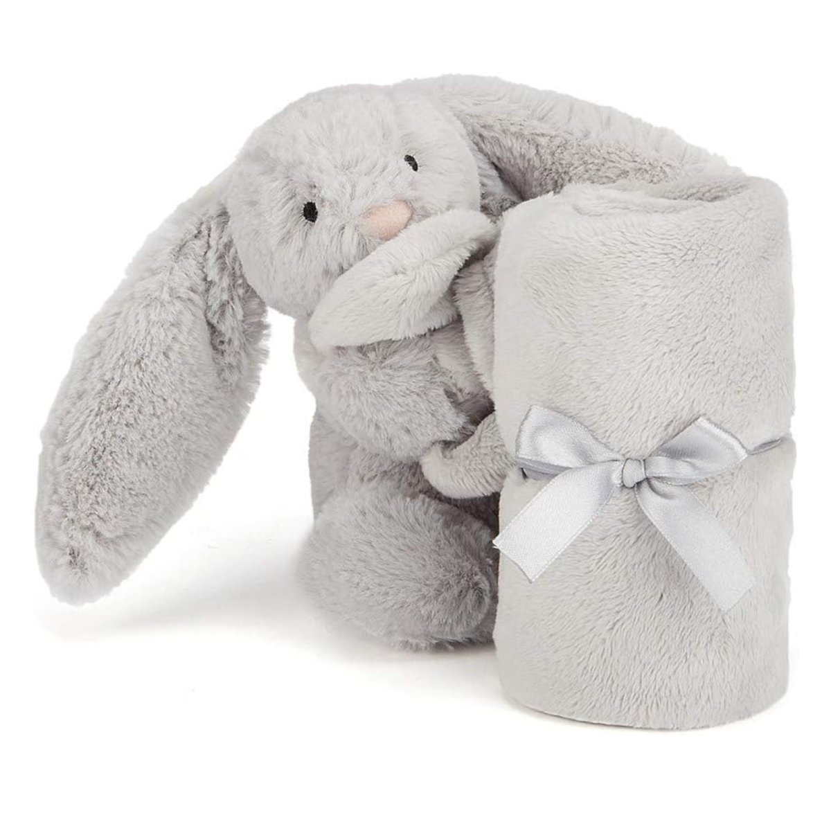 Bashful Grey Bunny Soother (RECYCLED FIBERS)
