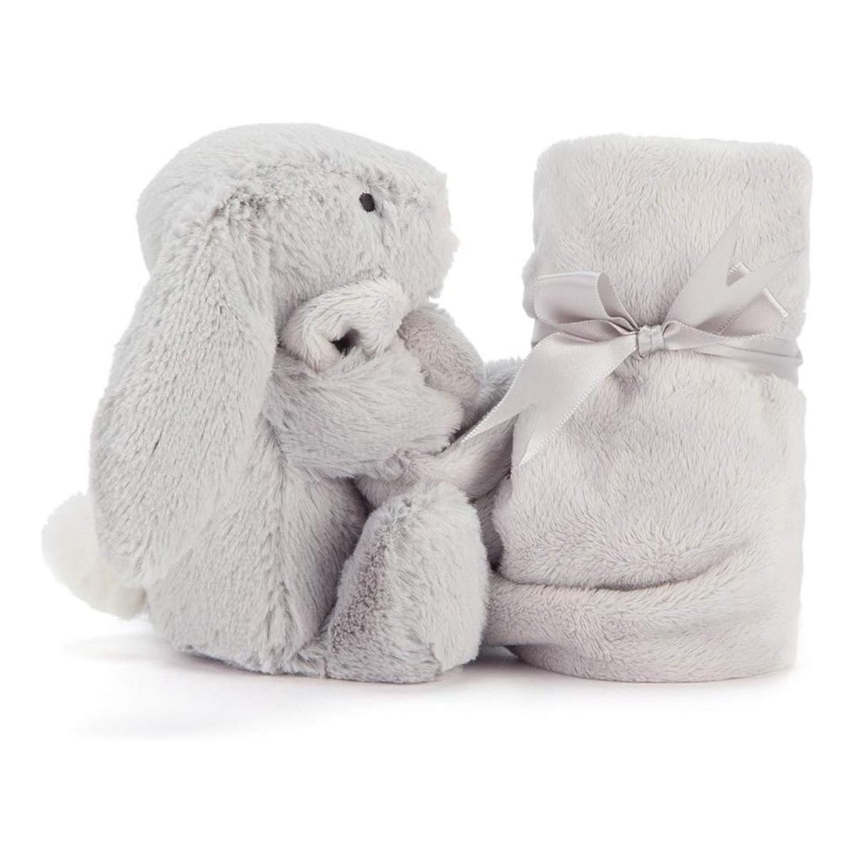 Bashful Grey Bunny Soother (RECYCLED FIBERS)