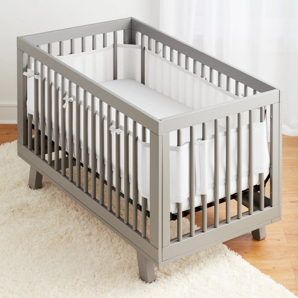 Mesh Crib Liner White