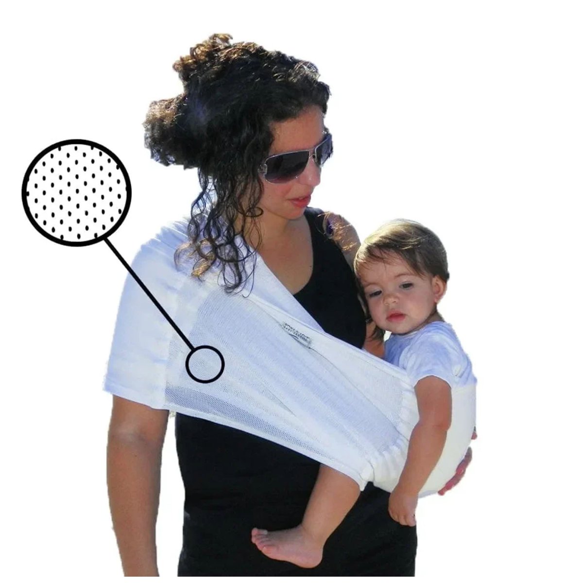 Breeze Baby Carrier White