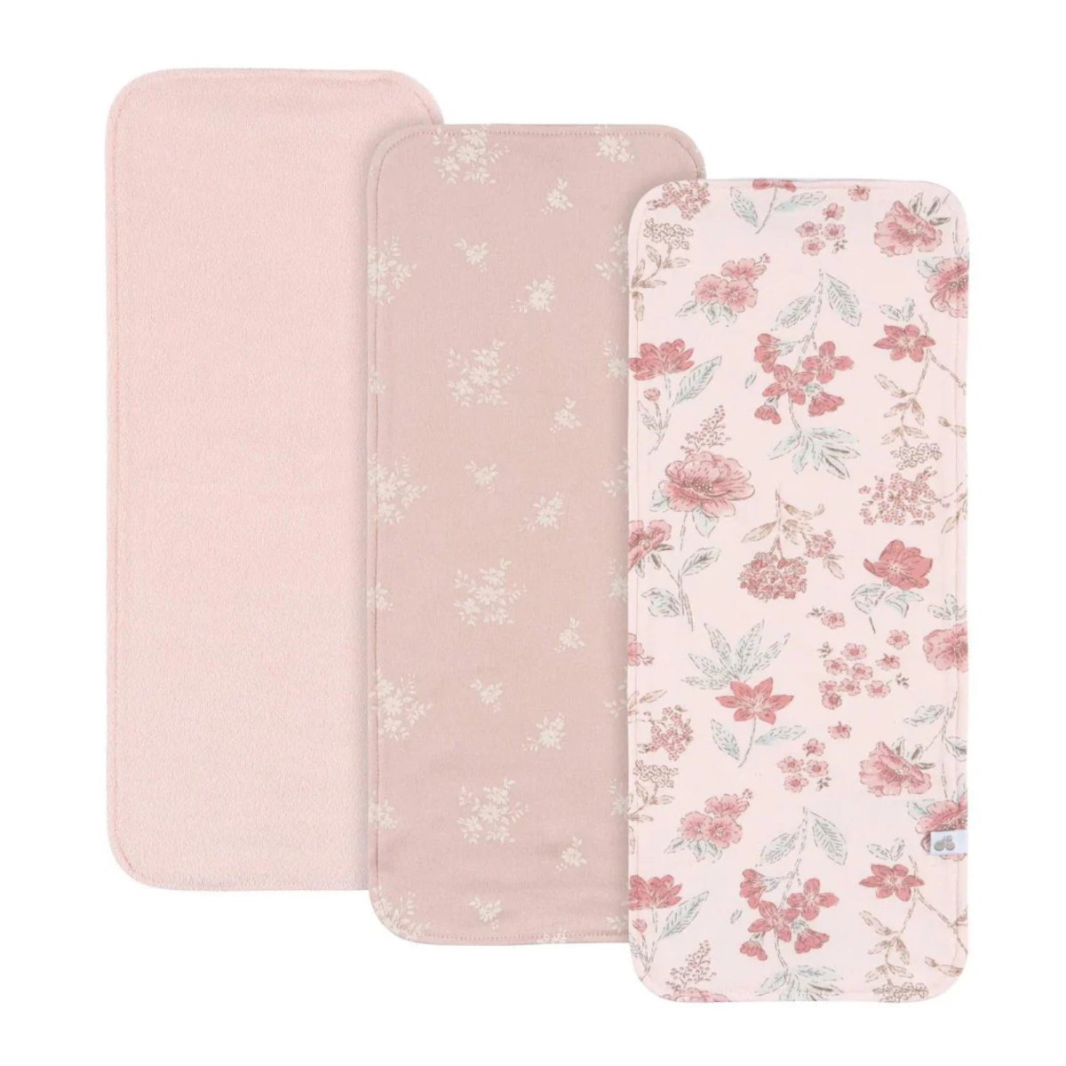 Baby Girl 3-Pack Burpcloths - Pink