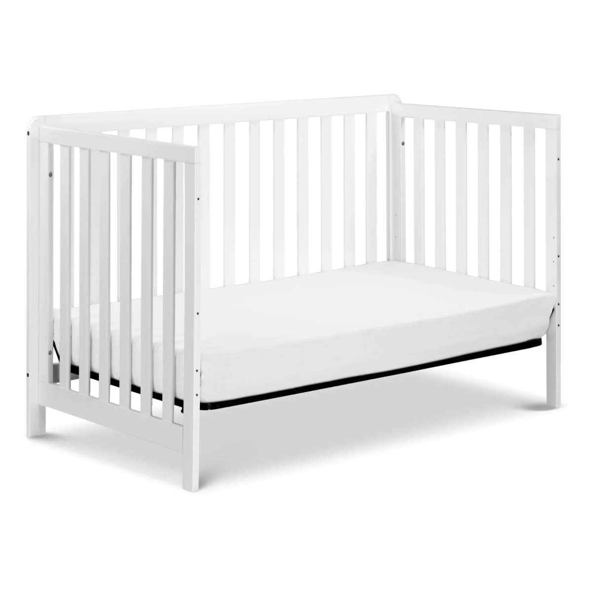 Colby 4 in 1 Low Profile Convertible Crib - White 