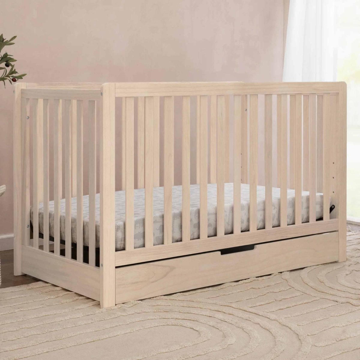 Colby 4 In 1 W/Trundle Full Size Washed Natural