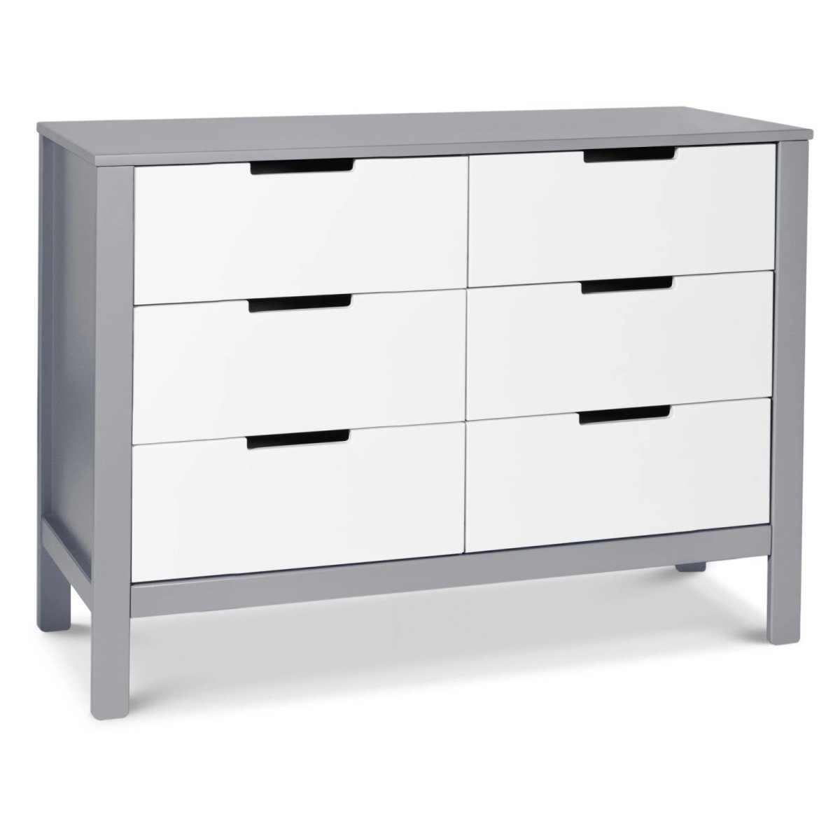 Colby 6 Draw Dresser -Grey/White