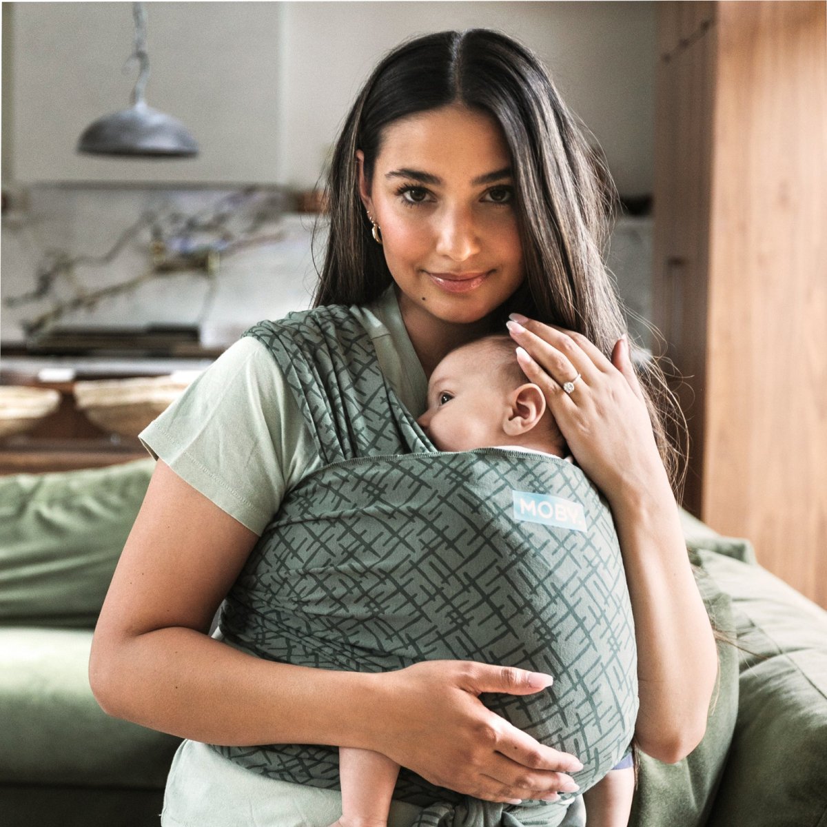 Classic Wrap Baby Carrier - Olive Etch