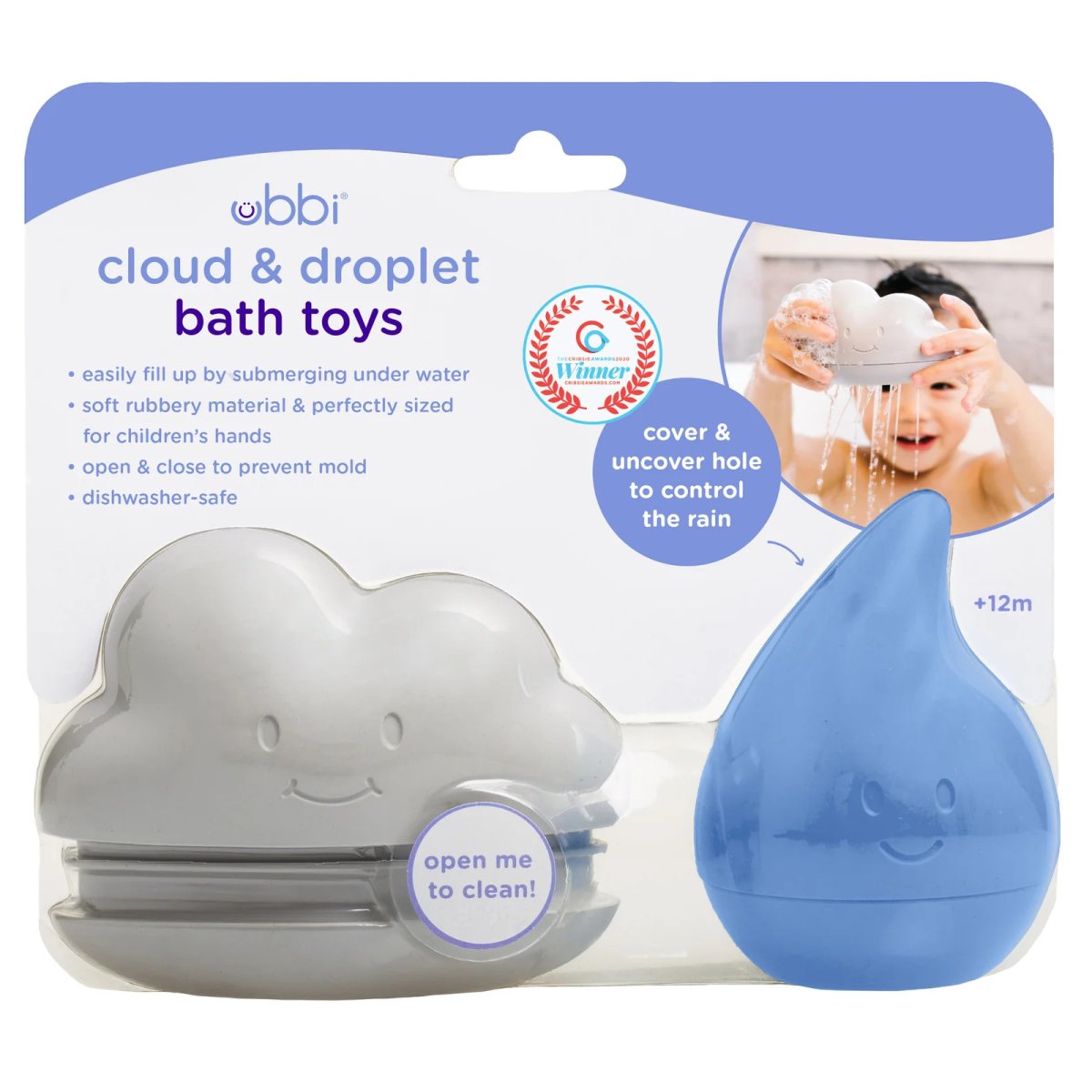 Cloud & Droplet Bath Toy