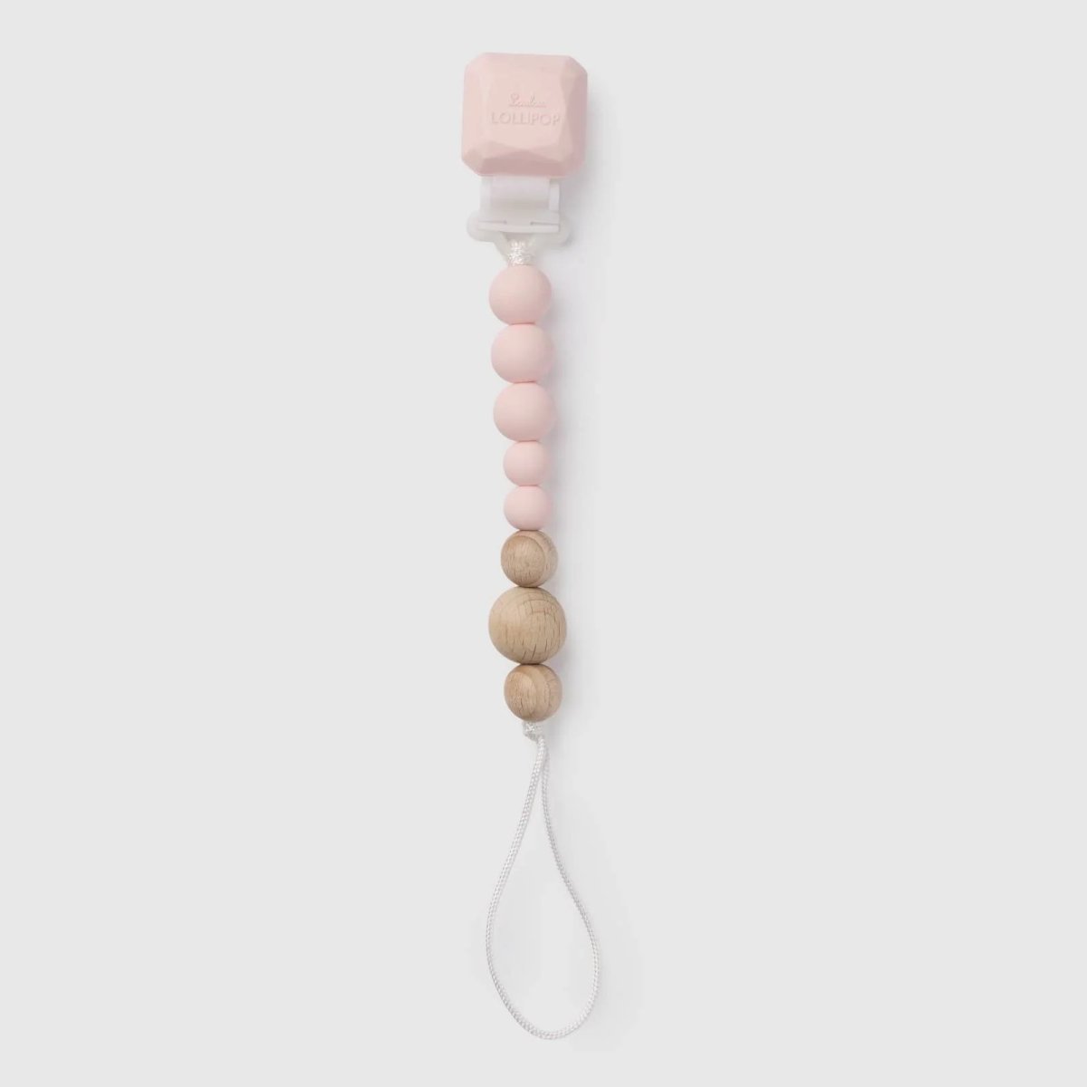 Colour Pop Pacifier Clip - Pink Quartz