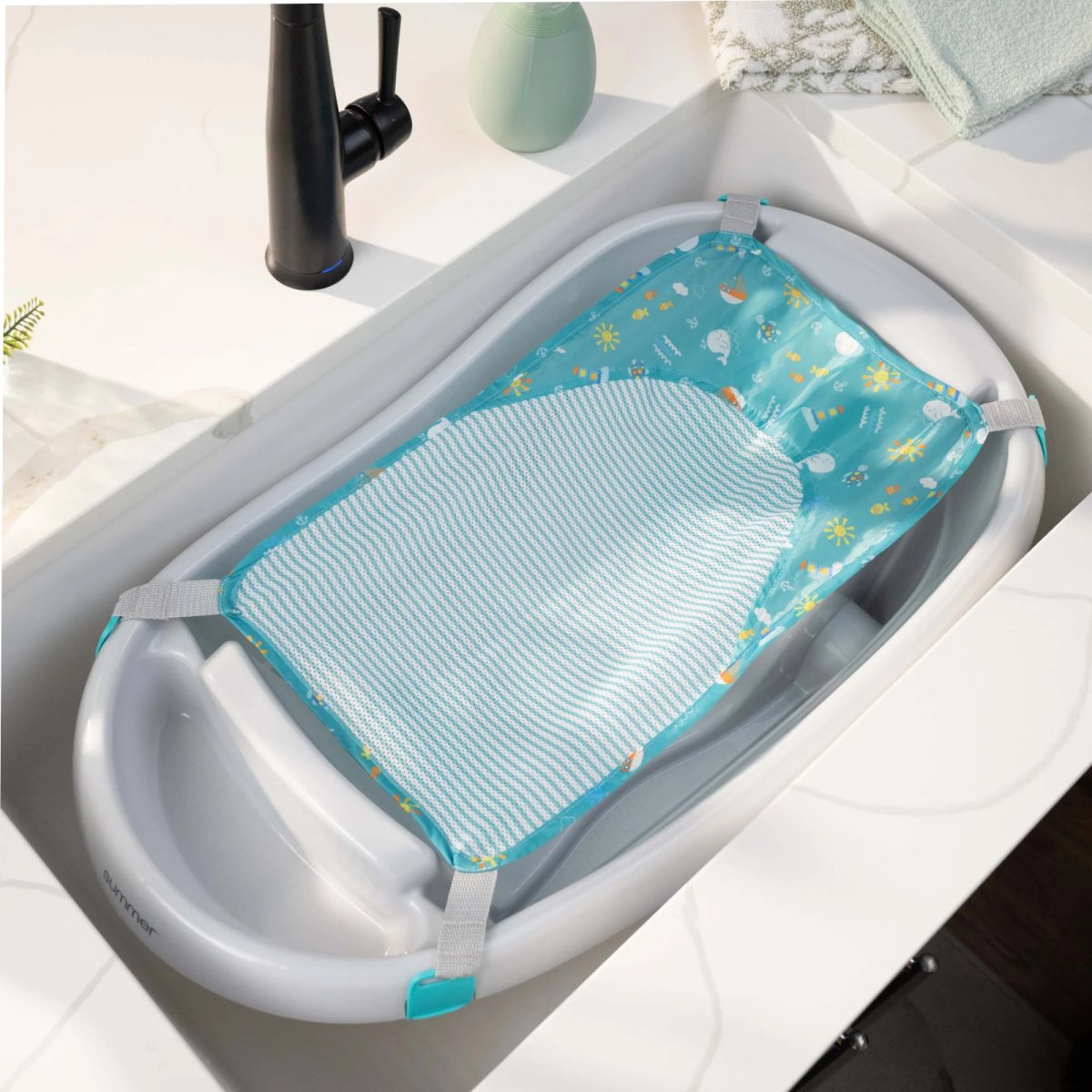 Comfy Clean Deluxe Tub - Grey