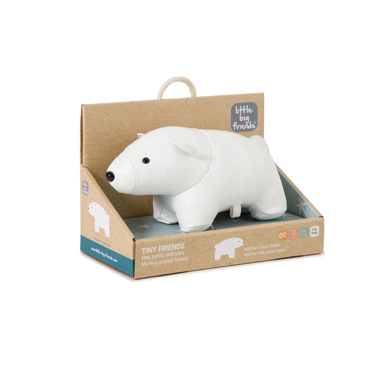 Tiny Friends (Rattle) - Nathan the Polar Bear