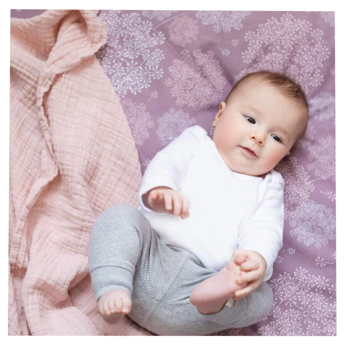 Cotton Muslin Blankets 48x48 - Pink