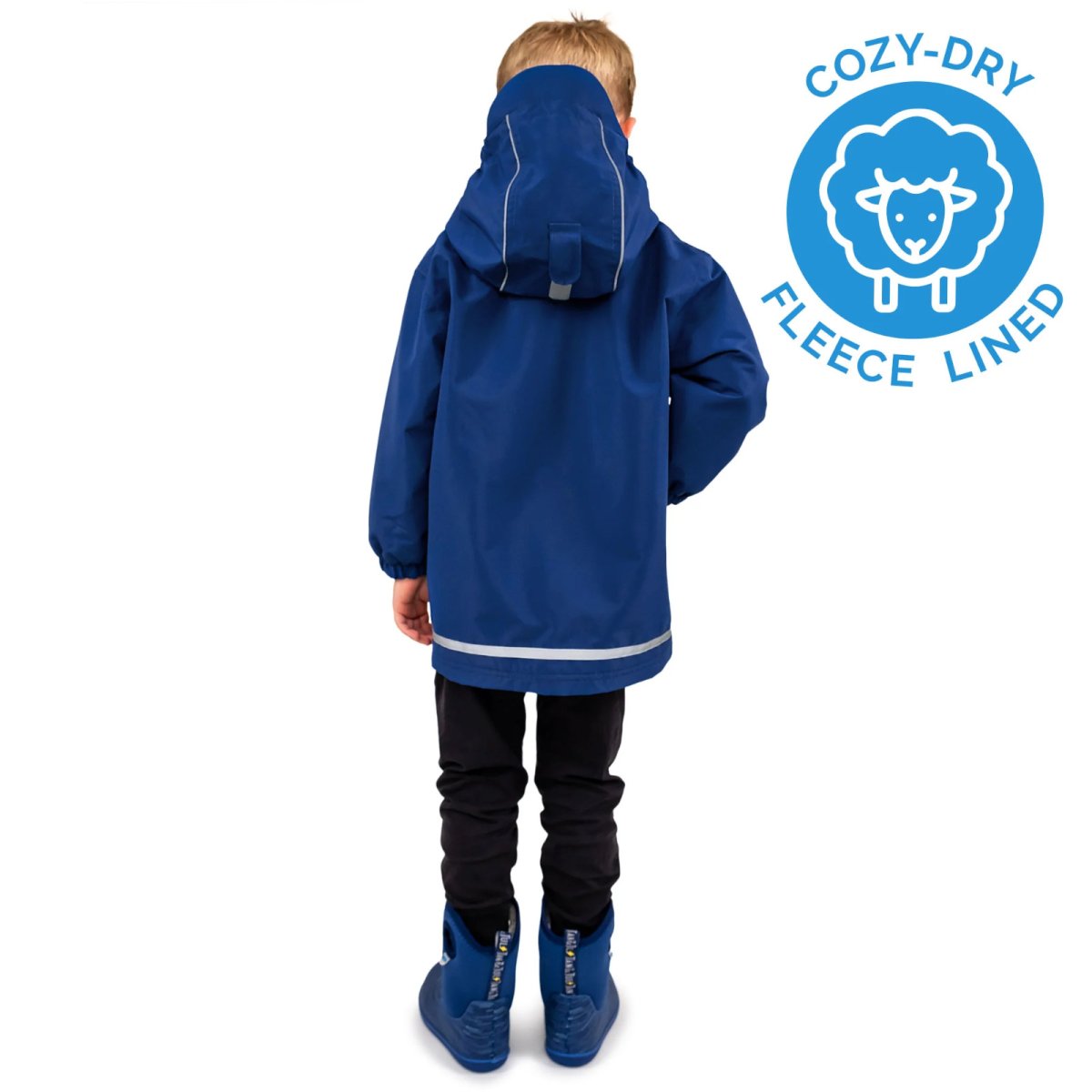 Cozy-Dry Rain Jacket - Nebula Blue
