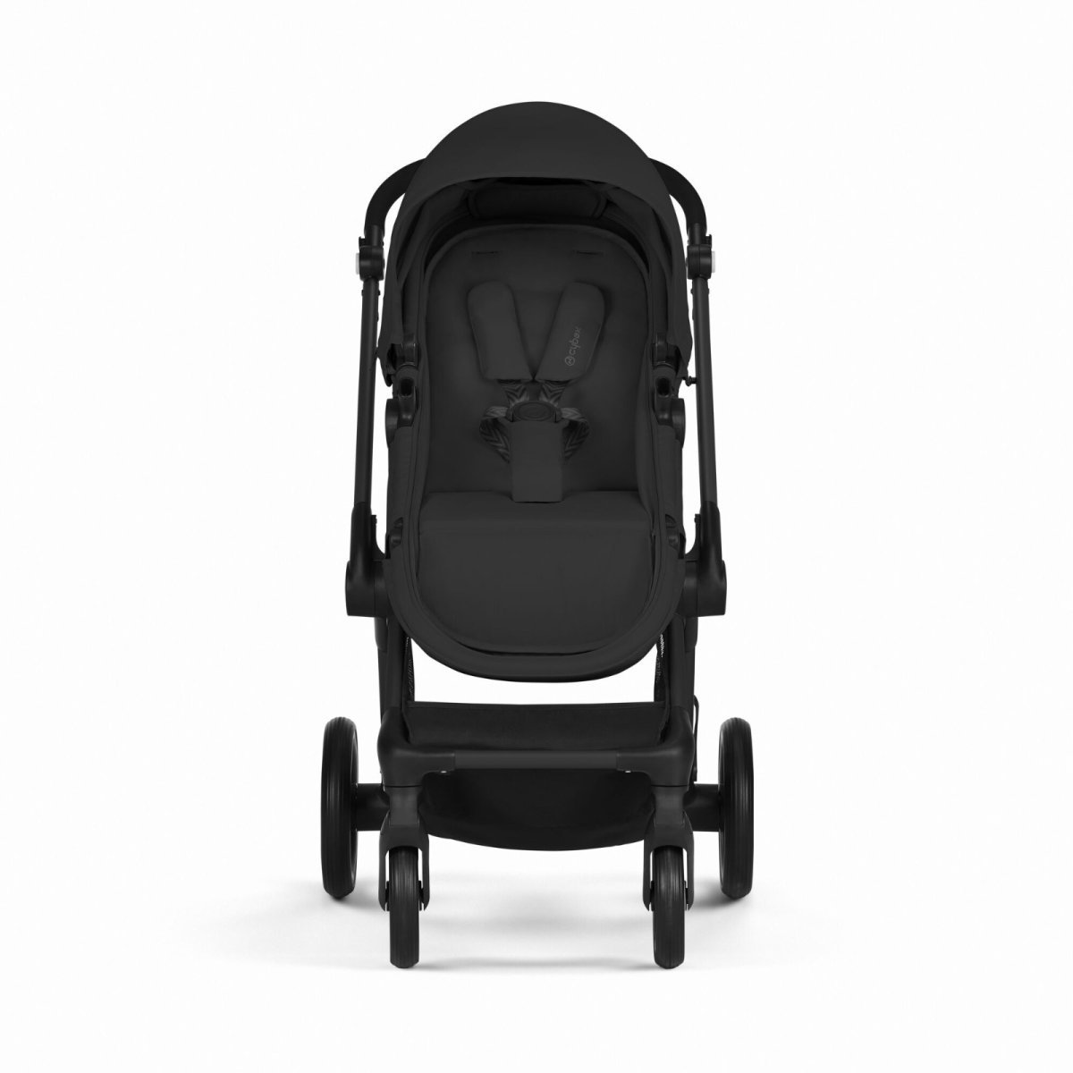 Eos Black Stroller Frame and Seat - Moon Black