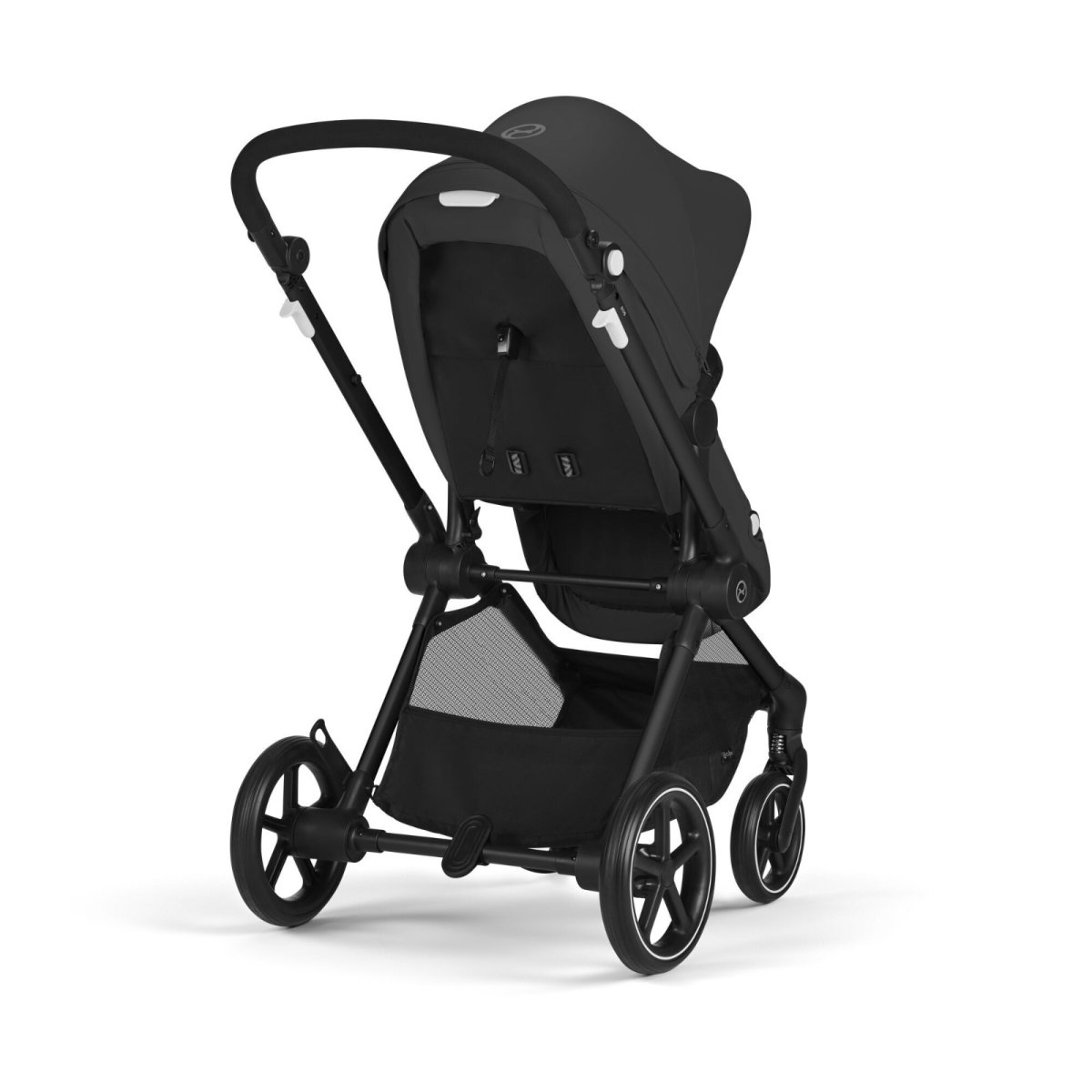 Eos Black Stroller Frame and Seat - Moon Black