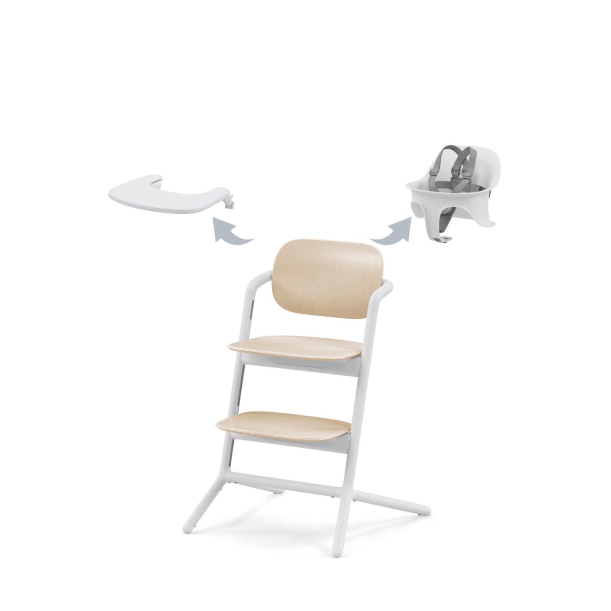 Lemo 3-In-1 High Chair - Sand White