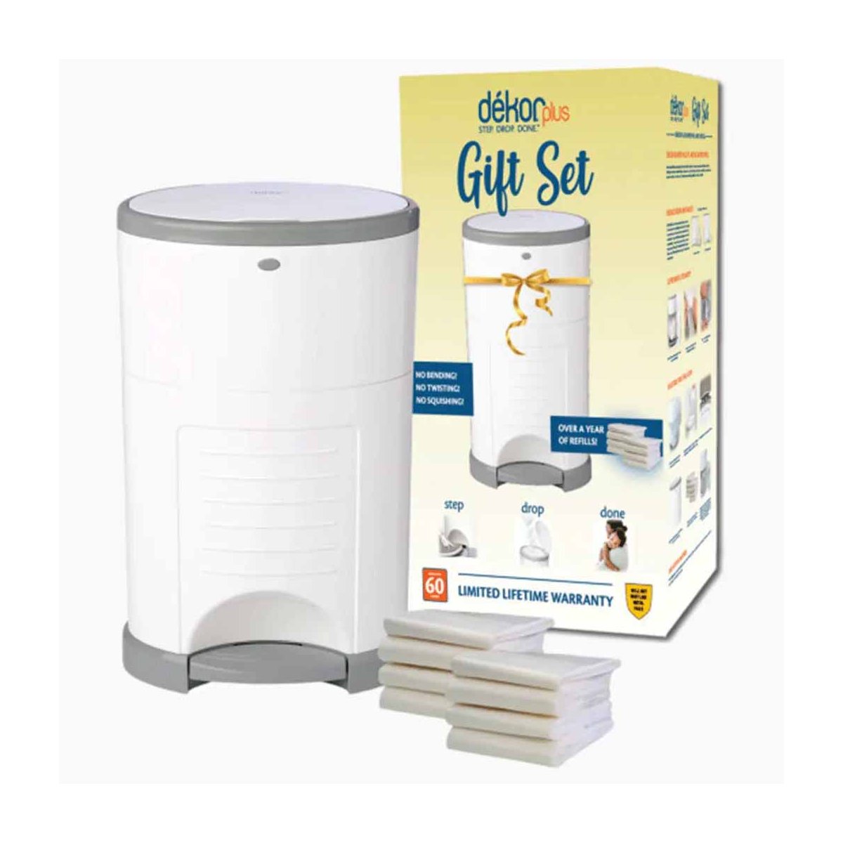 Dekor Plus Pail Gift Set White