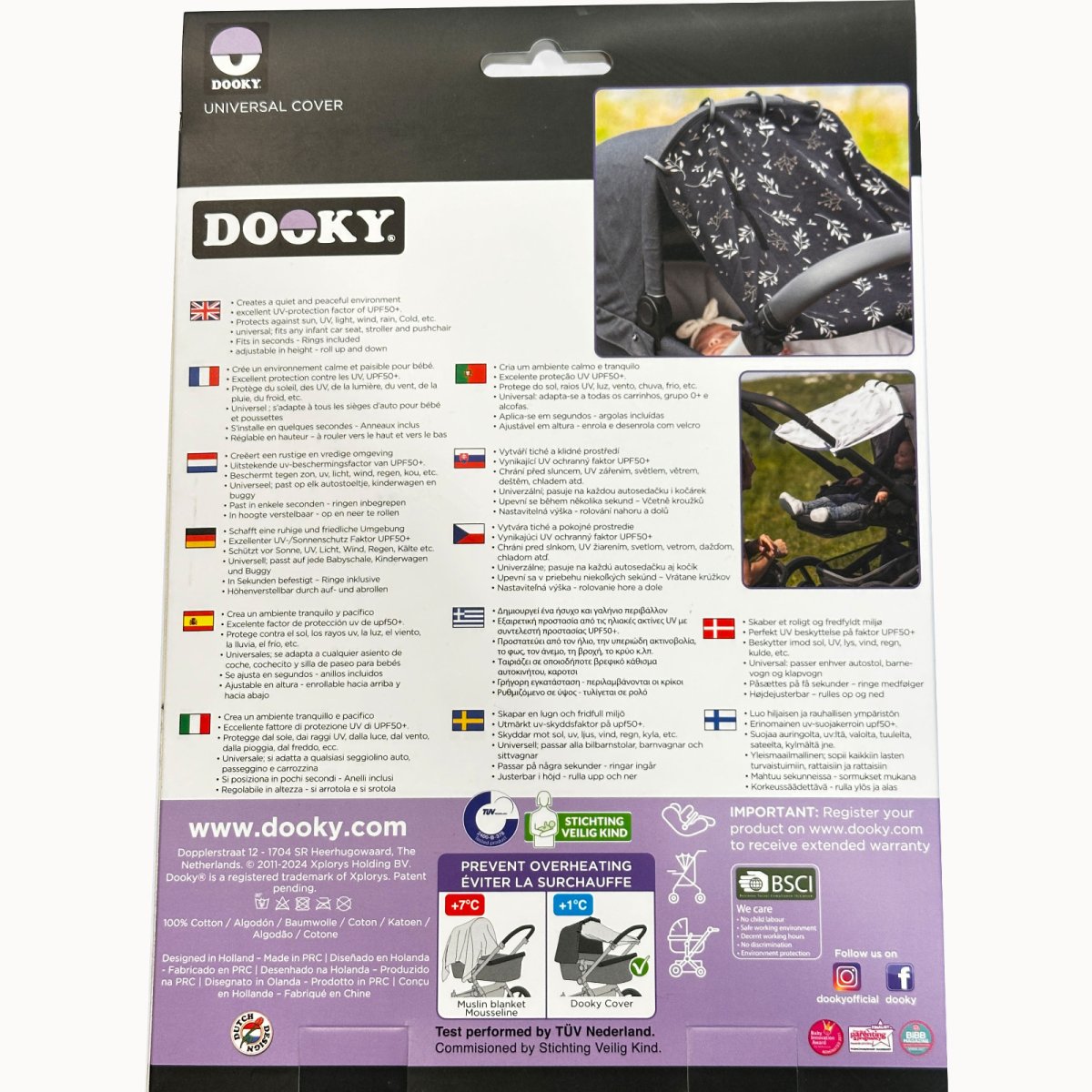 Universal Stroller Cover - Cream