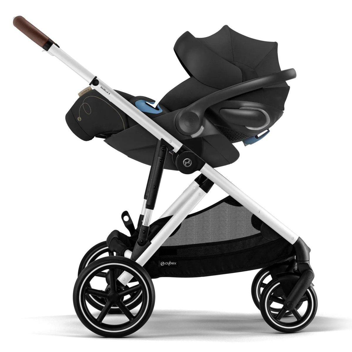 eGazelle S - Silver Frame with Moon Black Seat