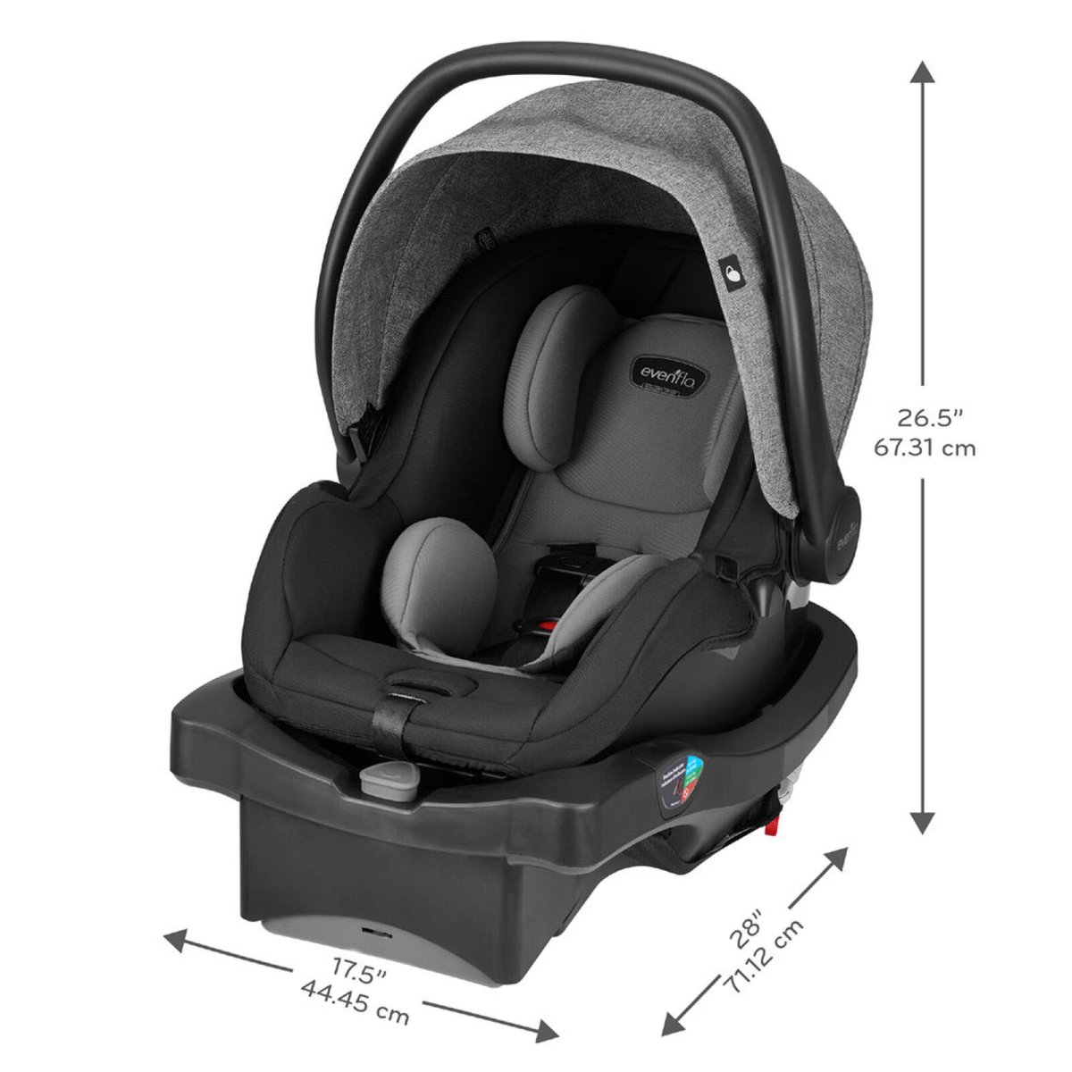 GOLD SensorSafe LiteMax DLX Infant Car Seat MoonStone