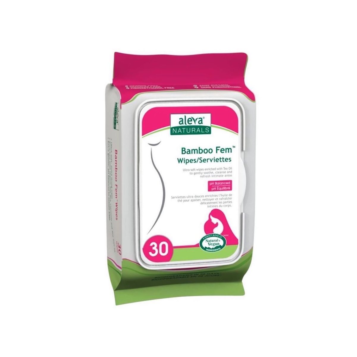 Bamboo Fem Wipes 30 Count