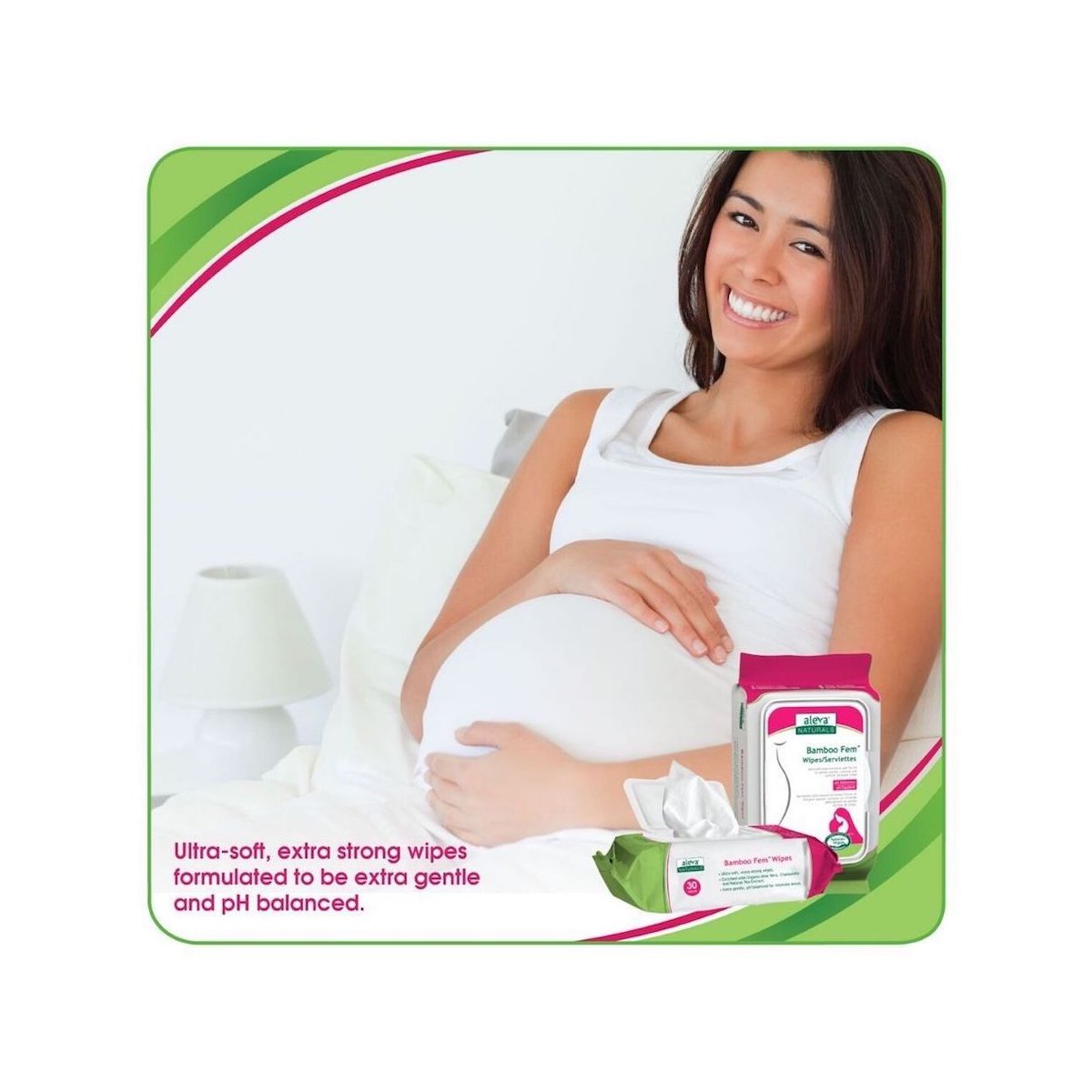 Bamboo Fem Wipes 30 Count