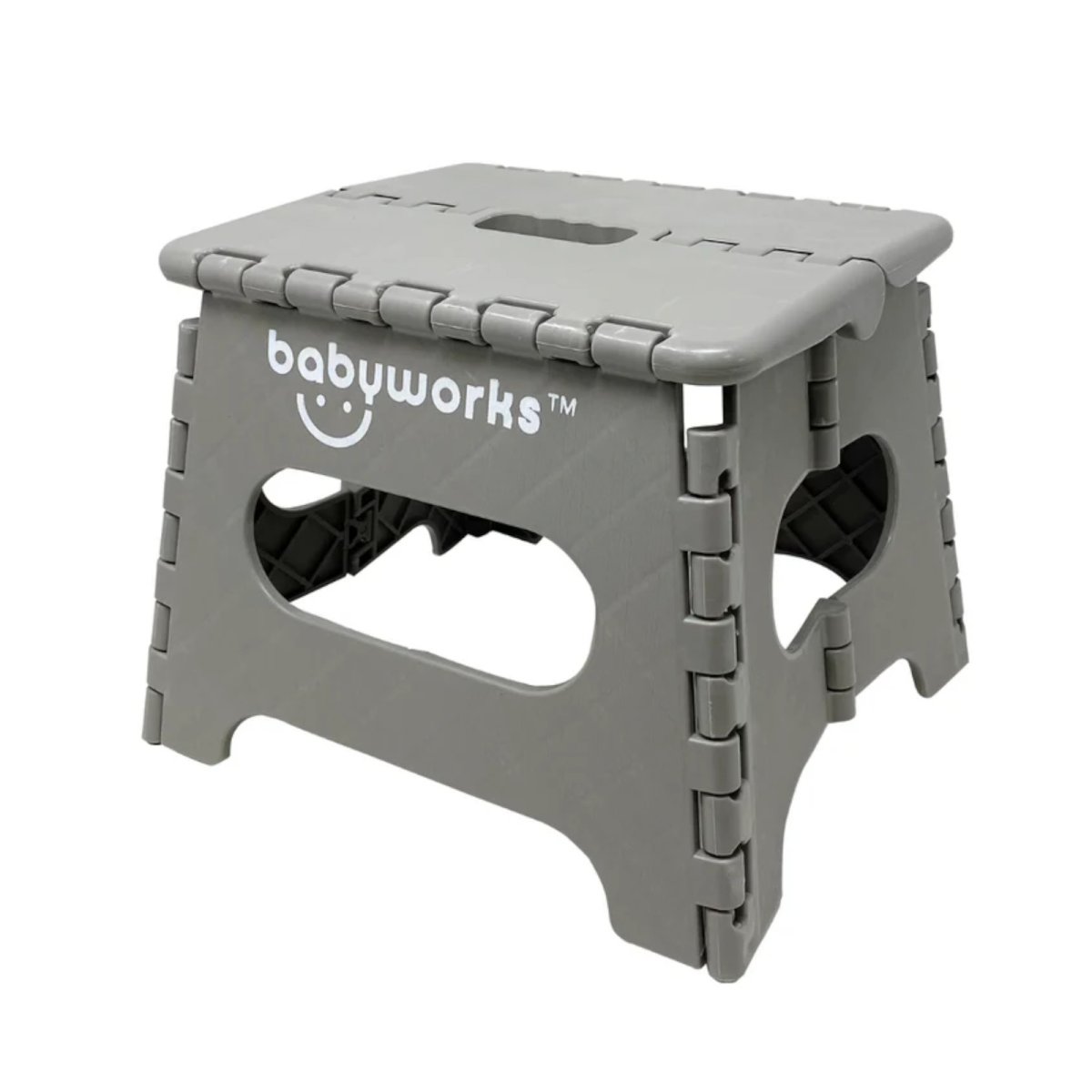 Folding Step Stool - Grey