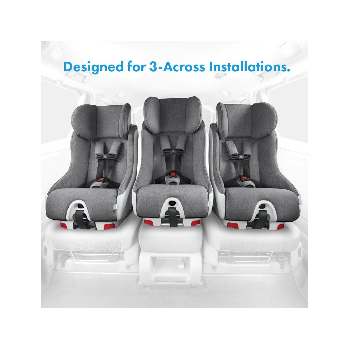 Foonf Convertible Car Seat with Flame Retardant Free and Ziip Cover - Railroad