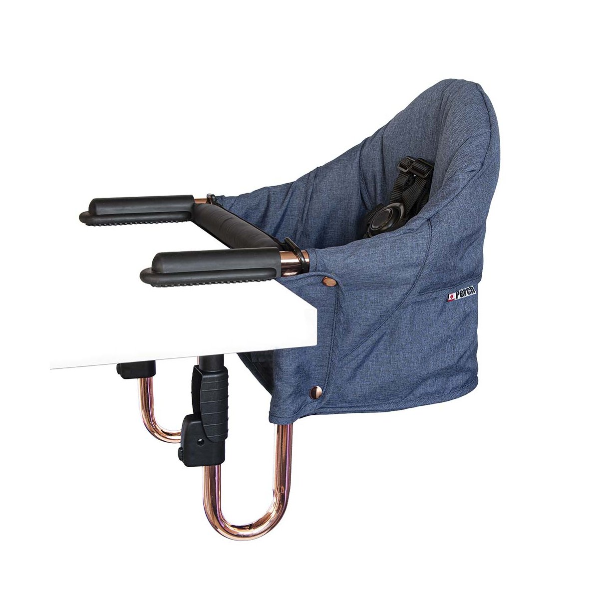 Perch Hanging Highchair - Copper Blue (Rose Gold Edition)