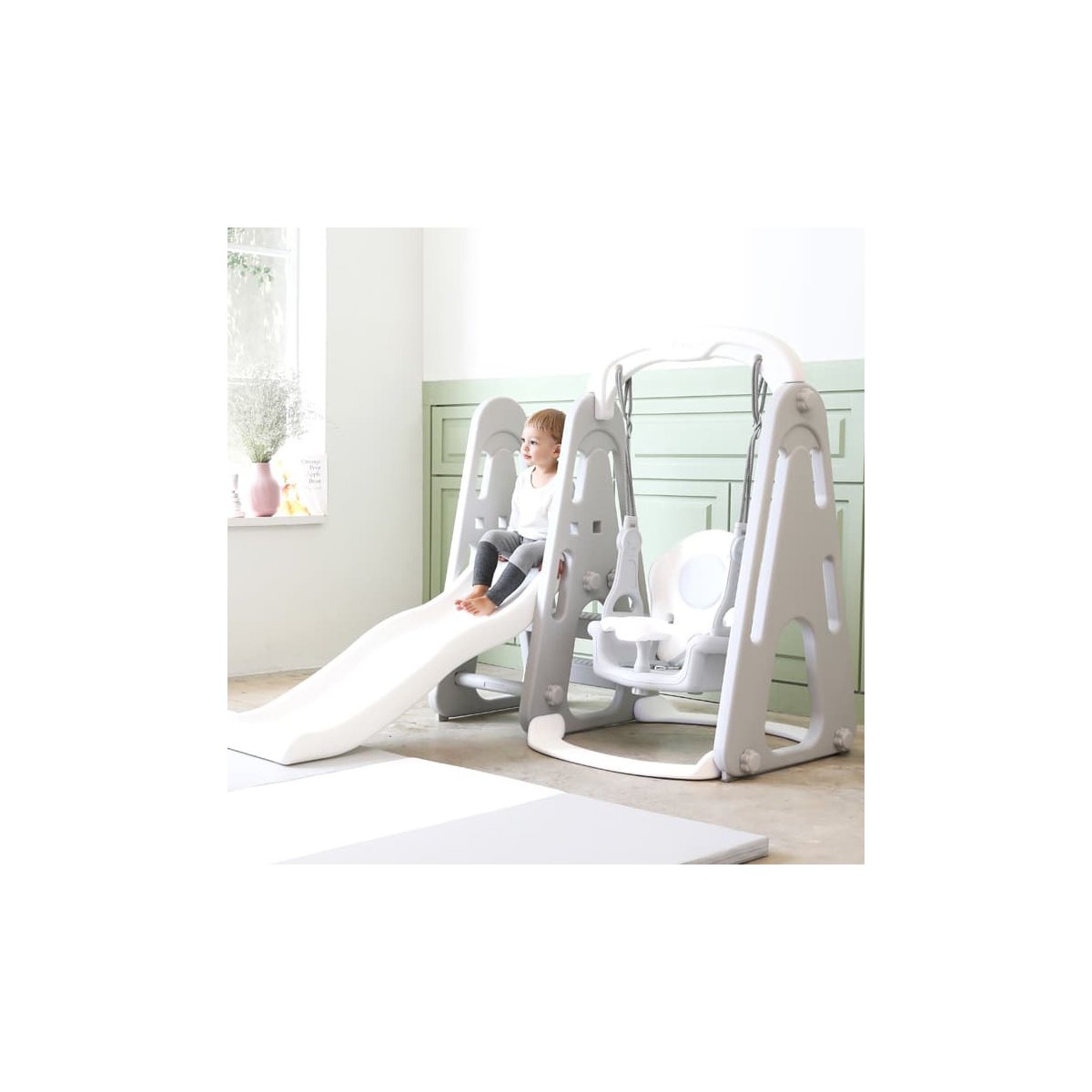 Balance Swing Slide Grey White