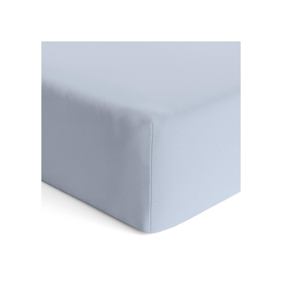 Flannel Mini Crib Sheet - Blue