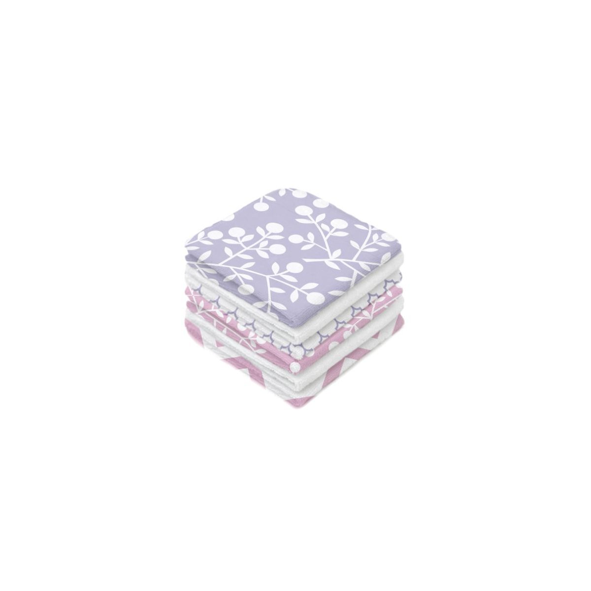 Washcloths 6 Pack - Pink
