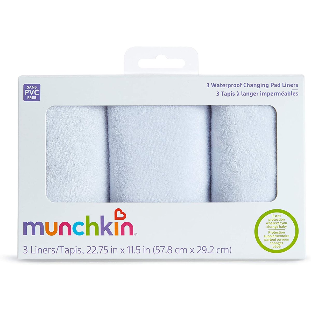 Waterproof Changing Pad Liners/3Pk